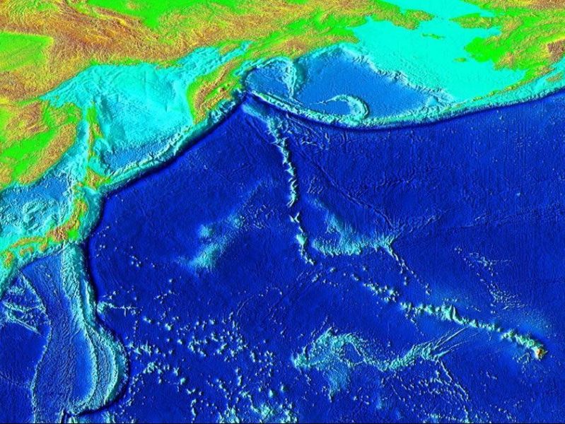 Hawaii Hotspot. Bild: National Geophysical Data Center/USGS