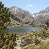 Berge und ein See